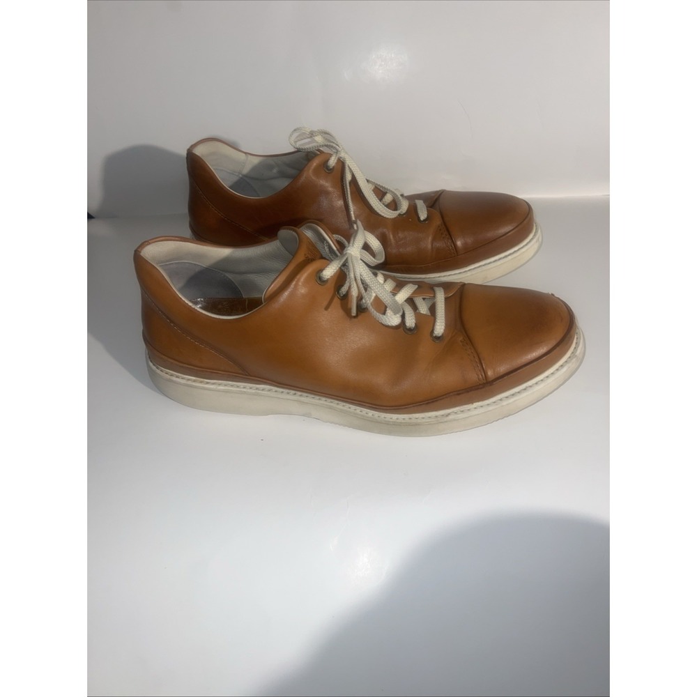 Mens Causal Leather Samuel Hubbard Fast Shoes Size 13 Vibram Sole Casual Sneaker - Picture 1 of 5